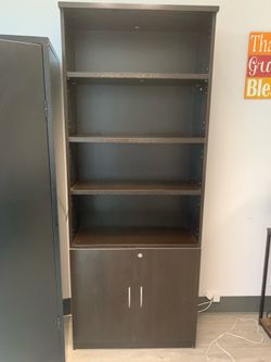 Brown Wooden Bookshelf