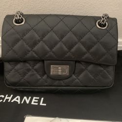 Chanel2.55 mini black/silver 
