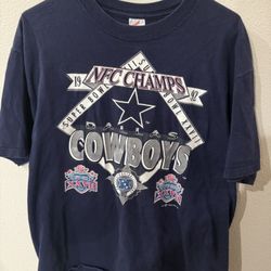 1992 Dallas Cowboys NFC Championship Vintage Shirt 
