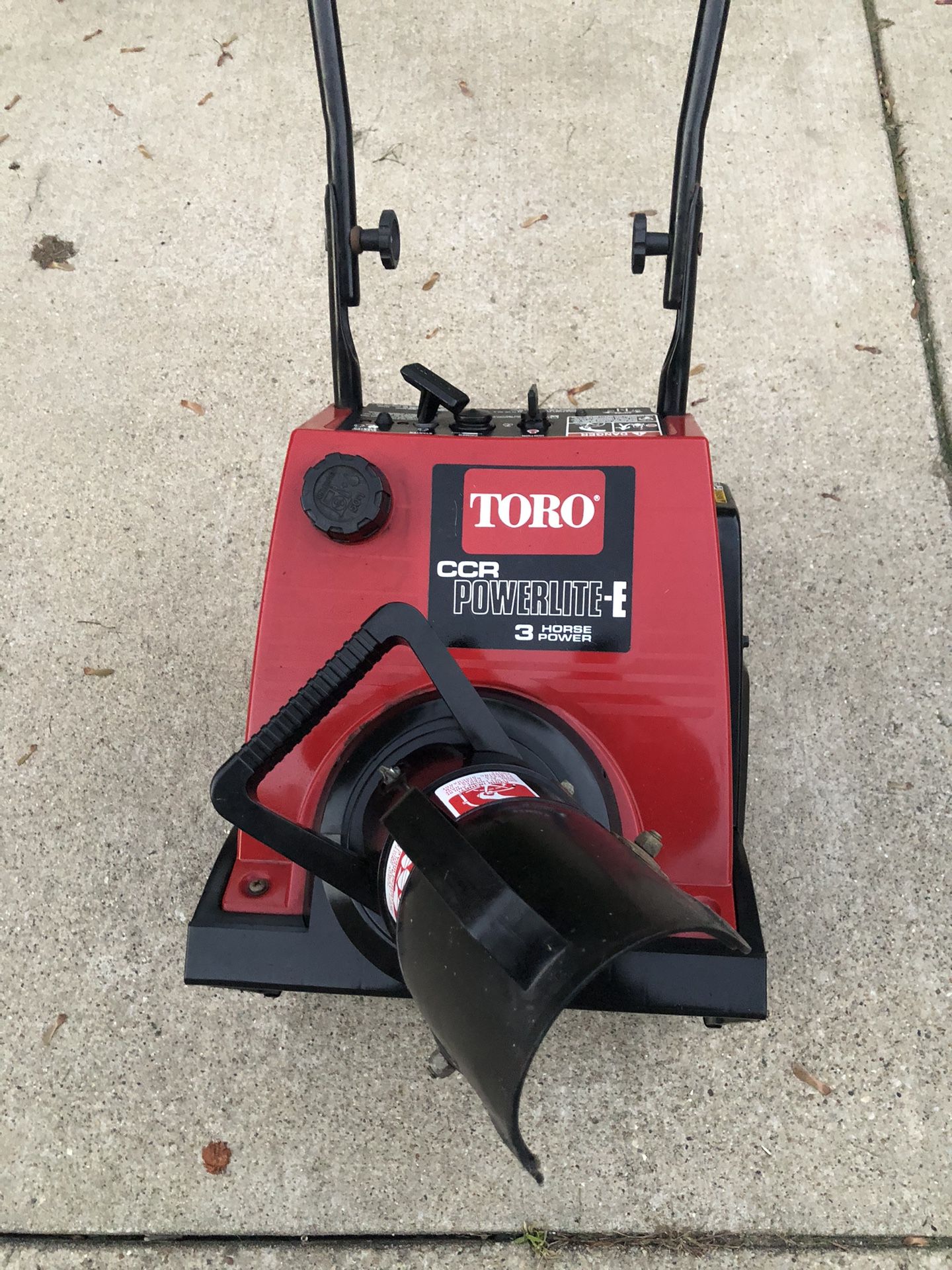 TORO SNOW BLOWER CCR POWERLITE