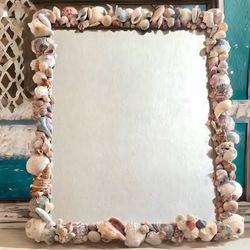Handcrafted Seashell Mirror