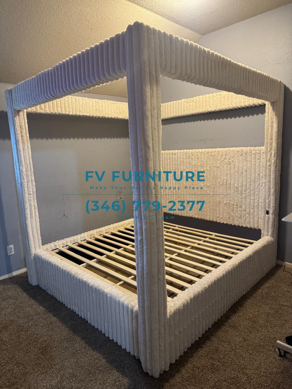 Brand New! Canopy Bed Frame! Same Day Delivery! Finance Available