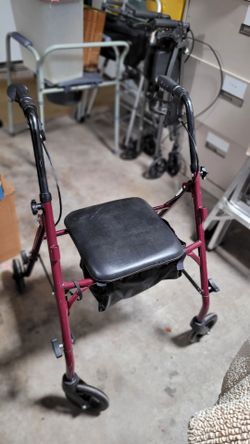 Burgundy WALKER  with SEAT