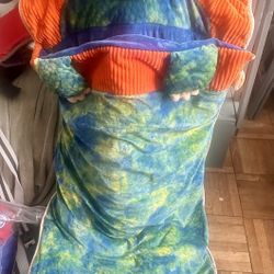Dinosaur Sleeping Bag With Built In Pellow