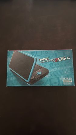 Lightly Used New Nintendo 2DS XL Black & Turquoise
