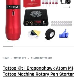 Dragonhawk Traditonal Tattoo Kit W/ink And Book