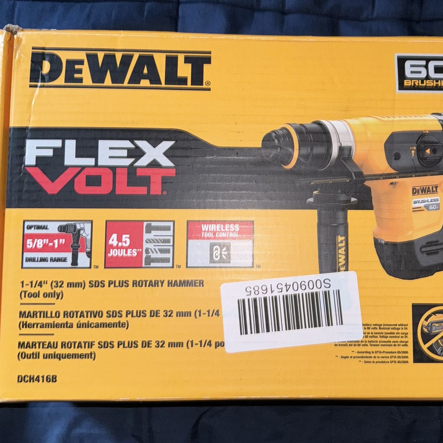 Dewalt Flexvolt Sds Plus Drill.  