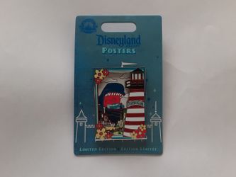 Disneyland Poster Pin Storybook Land LE 2000