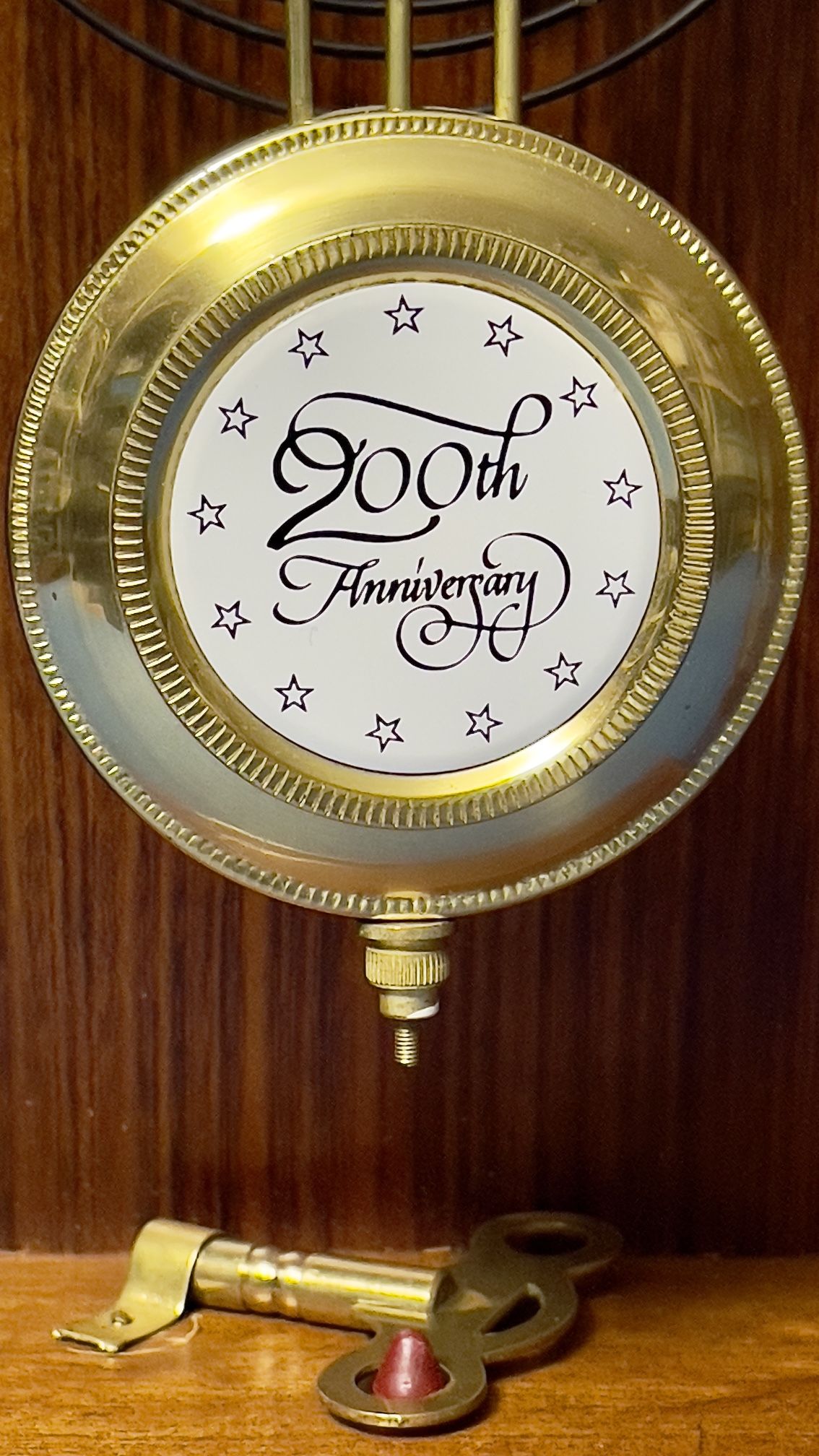 Vintage United States Of America Constitution Clock 200 TH Anniversary. Limited Edition # A 31591. Tested.