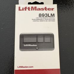 Liftmaster 893 LM 3 button remote control