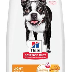 Hill's Science Diet Adult Light Small Bites with Chicken Meal & Barley Dry Dog Food, 30-lb bag