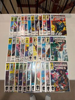 The Further Adventures of Indiana Jones Complete Set #1-34 Marvel Series