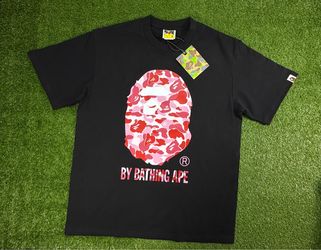 Pink & Red Camo BAPE Tshirt