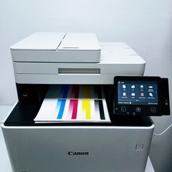 Laser Printer CANON COLOR ImageCLASS MF733cdw || Prints Automatically Double-Sided || WIRELESS || Touch Screen || Printing Speed Up To 28ppm ||
