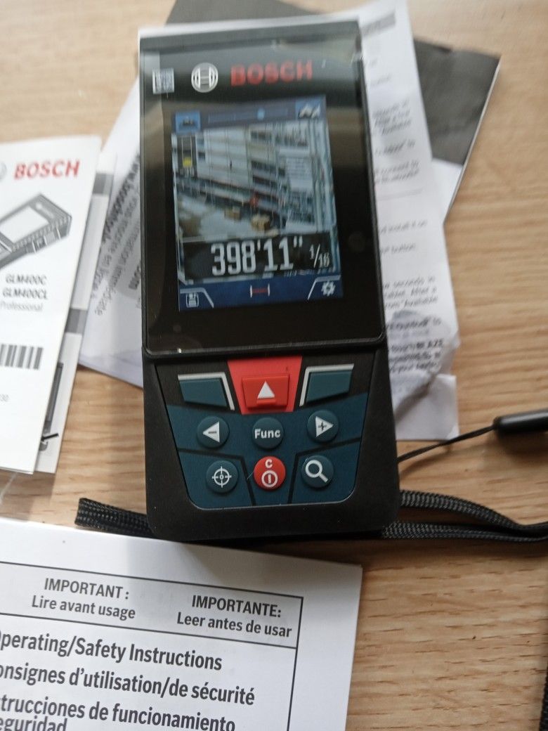 Bosch Premium Laser Feet Measuring Capability