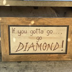 Diamond Sign Hand Made