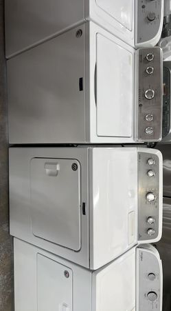 Maytag Top Load Washer & Dryer Set – Agitator, White, Tested