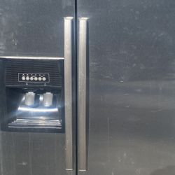 Whirlpool 2 Door Stainless Fridge 