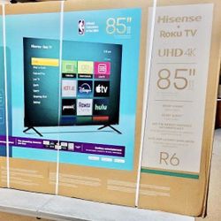 85 Tv Hisense Smart 4k HDTV In Box 6 Month Warranty  Free Delivery 