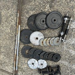 Weider weight set, Everything in the pictures.