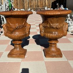 New Flower Pots Made Out Of Cement Perfect Gift 🎁 