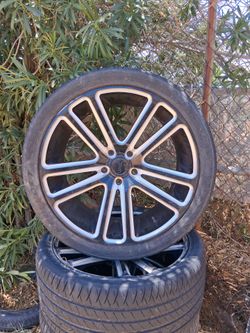 Wheels and tires.