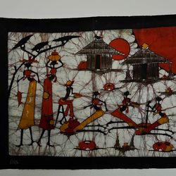 Handcrafted wax batik