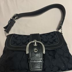 Black Vintage Coach Bag