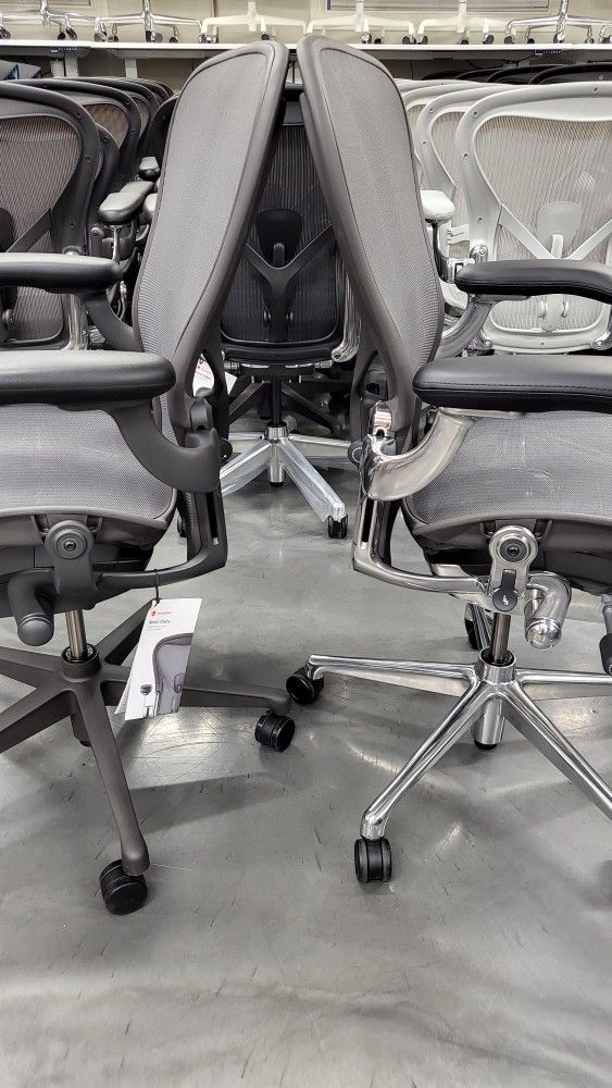 Herman Miller Remastered Aeron Posture-Fit SL Chairs