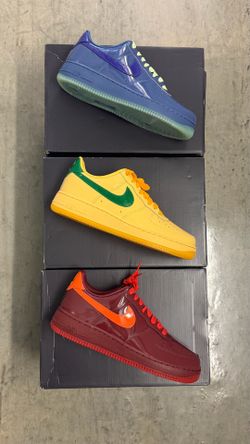 NIKE AIR FORCE ONE 1 PATENT LEATHER BERRY PACK NEW