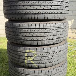 4USED TYRES YOKOHAMA.     235/75/15.     75% TREAD.    @$180, INSTALLED ALL4 
