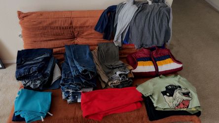 Boys Size 14 / Large Clothing Bundle – 40+ Pieces (Nike, Polo, Under Armour, Jeans, Shorts)