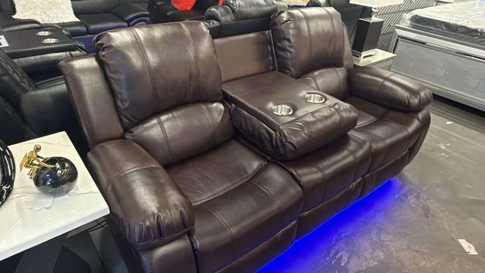 Reclining Sofa and Loveseat. Brand New. Ask For Price. Downpyment $53