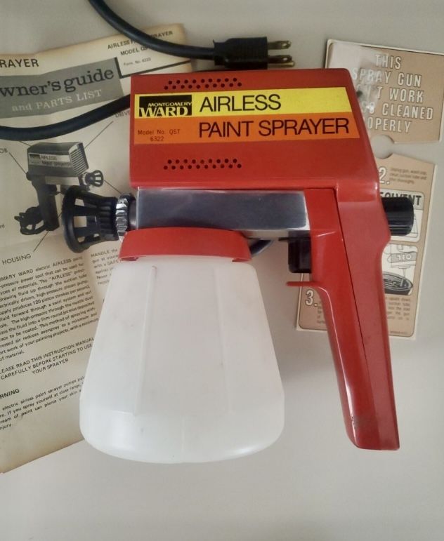 Vintage MontgomeryWard Airless Paint Sprayer in Good Condition