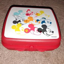 Tupperware Disney Mickey Mouse Throughout The Years Sandwich Container 