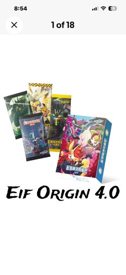 NEW Pokémon Chinese Baby Elf Eif Origin 2.0 Collection Booster Box 