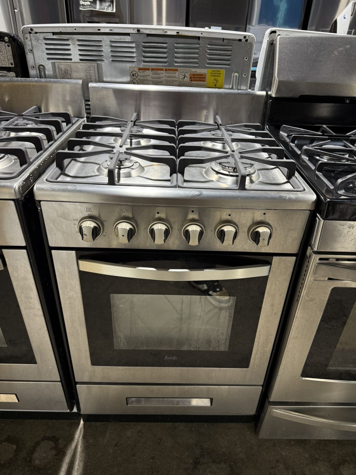 Avanti Stainless steel 4 burner range stove 24 inches 