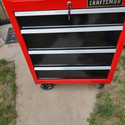 Like New Four-door Craftsman Tool Box On Wheels With Keys Local Pickup Cash Only