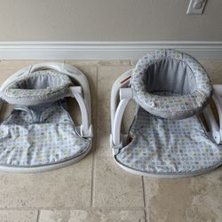 Fisher Price Portable Baby Sit Me Up Floor Seat $25 Each 