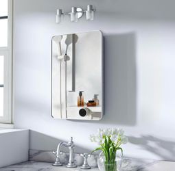 Brand New: Wall-Mount Bathroom Mirror Cabinet