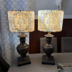 Morrocan Vintage Lamps With New Shades