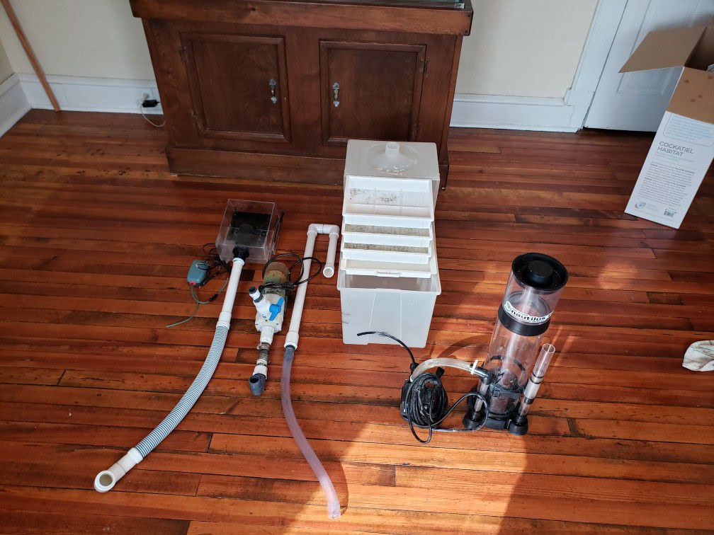 Aquarium filter setup for 100+ gallon tank