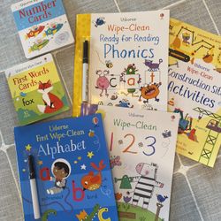 Usborne Wipe Clean Activity Books And Cards