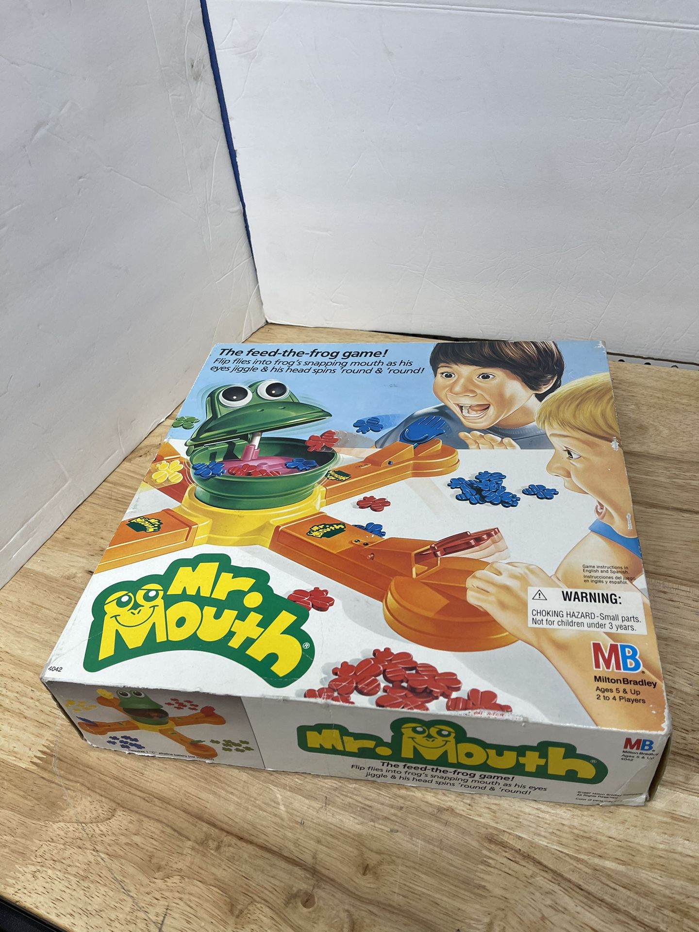 Mr. Mouth Motorized Child Skill Action Board Game Milton Bradley 1987