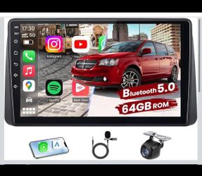 9” Double din touchscreen radio Dodge Grand Caravan 2011-2020 Chrysler Town & Country 2011-2016
