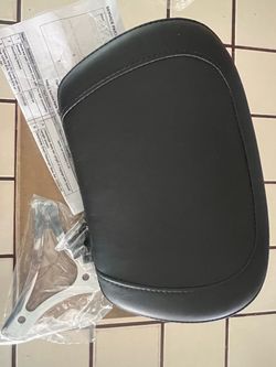 Harley Davidson motorcycle passenger backrest pad