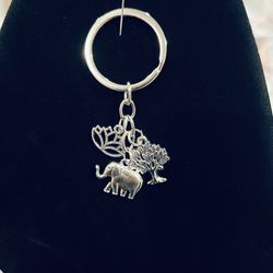 Elephant Charm Key Chain 