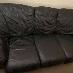 Leather Couch For Sale (Natuzzi Italian Leather) 