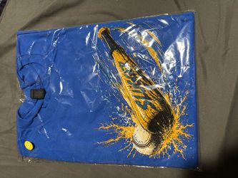 Blue Baseball Graphic T-Shirt XL