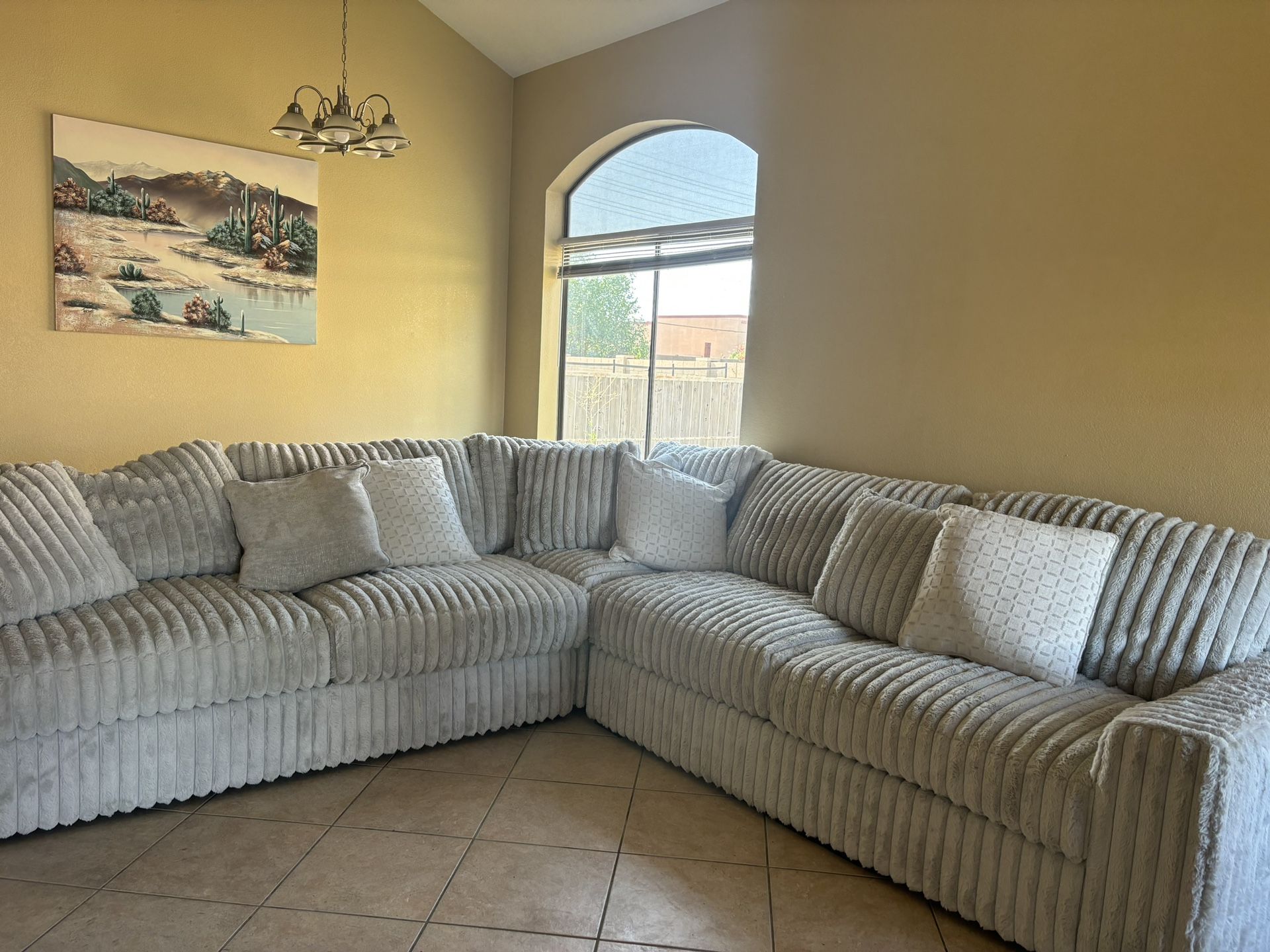 Corduroy American Furniture Sectional